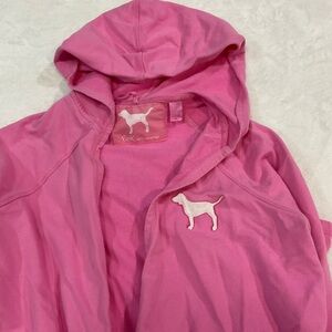 Rare Vintage PINK Victoria's Secret Pink Hooded Robe